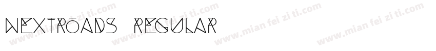 Nextroads Regular字体转换